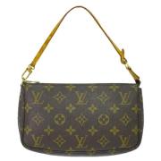 Pre-owned Canvas louis-vuitton-bags Louis Vuitton Vintage , Brown , Da...