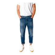 Gerecyclede Katoen Tapered Fit Jeans Nn07 , Blue , Heren