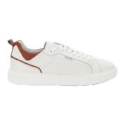 Leren Heren Sneakers Comfort Stijl Nerogiardini , White , Heren