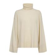 Gezellige Turtle Neck Sweater Designers Remix , Beige , Dames