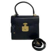 Pre-owned Leather gucci-bags Gucci Vintage , Black , Dames