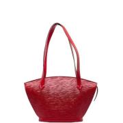 Pre-owned Leather louis-vuitton-bags Louis Vuitton Vintage , Red , Dam...