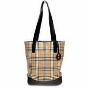 Pre-owned Canvas shoulder-bags Burberry Vintage , Beige , Dames