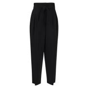 Straight Trousers IRO , Black , Dames