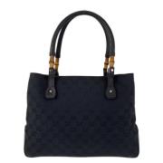 Pre-owned Canvas gucci-bags Gucci Vintage , Black , Dames