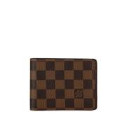 Pre-owned Canvas wallets Louis Vuitton Vintage , Brown , Dames