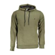 Groene Hoodie met Geborduurde Katoen U.s. Polo Assn. , Green , Heren