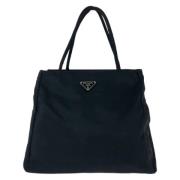 Pre-owned Canvas prada-bags Prada Vintage , Black , Dames