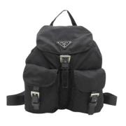 Pre-owned Canvas backpacks Prada Vintage , Black , Heren