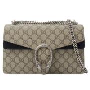 Pre-owned Canvas gucci-bags Gucci Vintage , Brown , Dames