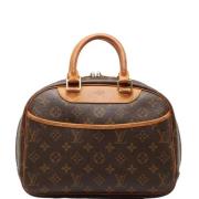 Pre-owned Canvas handbags Louis Vuitton Vintage , Brown , Dames