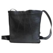 Pre-owned Leather crossbody-bags Hermès Vintage , Black , Dames