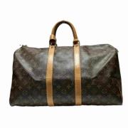 Pre-owned Canvas travel-bags Louis Vuitton Vintage , Brown , Heren