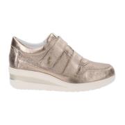 Leren Dames Sneakers Cinzia Soft , Brown , Dames