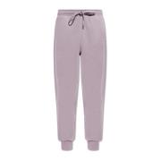 Sweatpants met logo Ami Paris , Purple , Heren