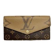 Pre-owned Canvas wallets Louis Vuitton Vintage , Brown , Dames