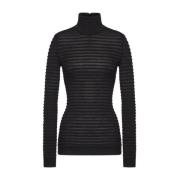 Zwarte Sweaters voor Mannen Valentino Garavani , Black , Dames