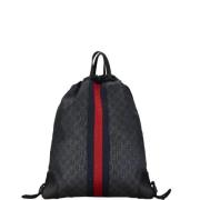 Pre-owned Canvas backpacks Gucci Vintage , Black , Dames