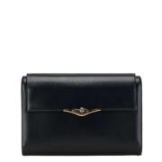 Pre-owned Leather clutches Cartier Vintage , Black , Dames