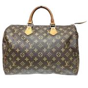 Pre-owned Canvas louis-vuitton-bags Louis Vuitton Vintage , Brown , Da...