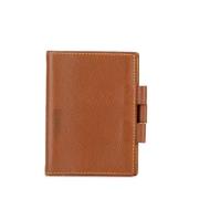 Pre-owned Leather wallets Hermès Vintage , Brown , Dames