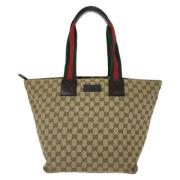 Pre-owned Canvas gucci-bags Gucci Vintage , Brown , Dames