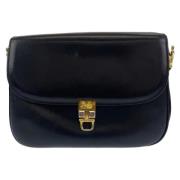 Pre-owned Leather celine-bags Celine Vintage , Black , Dames