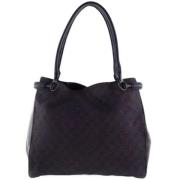 Pre-owned Canvas gucci-bags Gucci Vintage , Black , Dames