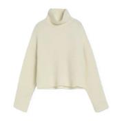 Fluffy Turtle Rollneck Sweater SoSUE , Beige , Dames