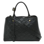 Pre-owned Leather louis-vuitton-bags Louis Vuitton Vintage , Black , D...