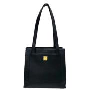 Pre-owned Leather handbags Yves Saint Laurent Vintage , Black , Dames