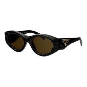 Stijlvolle zonnebril met 0PR 20Zs Prada , Black , Dames