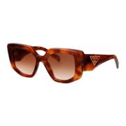 Stijlvolle zonnebril met 0PR 14Zs Prada , Brown , Dames