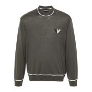 Round-neck Knitwear Emporio Armani , Gray , Heren