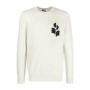 Grijze Sweaters voor Mannen Isabel Marant , White , Heren