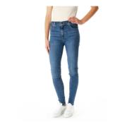 Hoge Taille Super Skinny Jeans Levi's , Blue , Dames