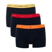 Katoen Stretch Boxers - Zwarte Set Tommy Hilfiger , Black , Heren