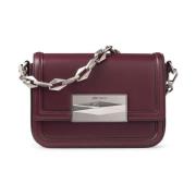 Bordeaux Diamond Crossbody Tas Jimmy Choo , Brown , Dames