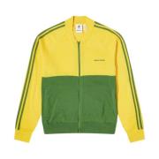 Gedurfd Goud Gebreid Track Top Adidas Originals , Multicolor , Heren