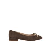 Platte ballerina met metalen stijgbeugel Alma EN Pena , Brown , Dames