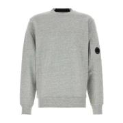 Comfortabele Grijze Katoenen Sweatshirt C.p. Company , Gray , Heren