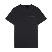 Geborduurd T-shirt voor heren Lyle & Scott , Black , Heren