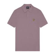 Micro Argyle Polo Shirt Lyle & Scott , Purple , Heren