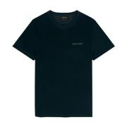 Badstof T-shirt voor mannen Lyle & Scott , Blue , Heren