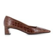 Bruine leren pumps met hak Giuseppe Zanotti , Brown , Dames