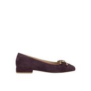 Platte ballerina met metalen stijgbeugel Alma EN Pena , Purple , Dames