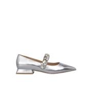 Platte ballerina met strass band Alma EN Pena , Gray , Dames