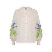 Ecru Marielle Blouse Dames Blouse Fabienne Chapot , Beige , Dames