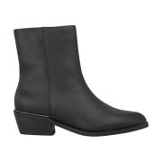 Platte enkellaars met rits Alma EN Pena , Black , Dames