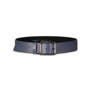 Brede riem met zilveren gesp Patrizia Pepe , Blue , Dames